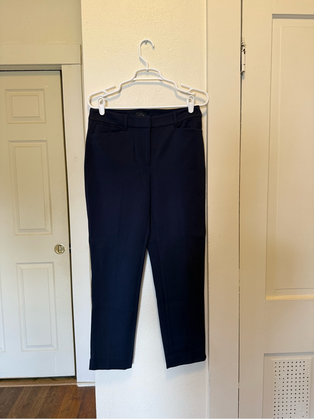 White House Black Market Navy Slim Ankle Pants